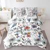 Erosebridal 7 Pieces Bed in a Bag Bedding Set with Sheets,Flower Full view 1