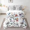 Erosebridal 7 Pieces Bed in a Bag Bedding Set with Sheets,Flower Full view 2