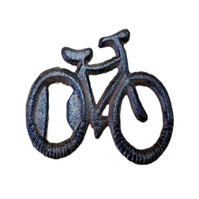 Cast Iron Antique Style Rustic Bike Bottle Opener Bicycle Soda Man Cave IRP-643 Handmade Decor Artisan Art Decor For Home Vintage