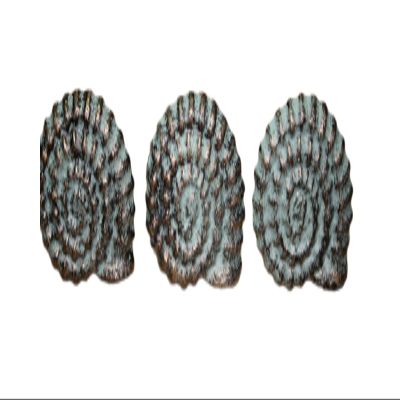 12 Cast Iron Nautical Sea Shell Style Drawer Pull Barn Handle Door Handles Beach IRP-129 Handmade Decor Artisan Art Decor For Home Vintage