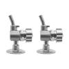 1.5'SS304 Stainless Steel Sampling Valve Beer Sampling Valve Clamp End, 2 Pack view 1