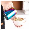 QXCIVR Coffee Milk Frothing Pitcher Jug 304 Stainless Steel Precise Scale Steam Coffee Professional Advanced Coffee Utensils(600ML Titanium Black) view 4