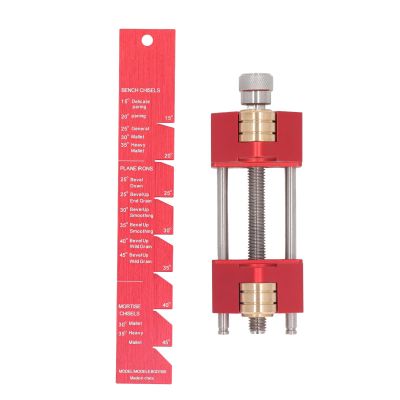 Angle Sharpening Guide Tool for Woodworking Chisels and Planes, Aluminum Alloy Sharpening Holder Jig for Precise Angles and Stable Holding, Suitable for DIY