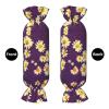 SamLng Daisy Purple Flowers Print Candy Cylindrical Pillow  Neck Support, Body Cushion, Perfect Travel Companion & Home Dcor Gift view 3
