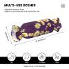 SamLng Daisy Purple Flowers Print Candy Cylindrical Pillow  Neck Support, Body Cushion, Perfect Travel Companion & Home Dcor Gift view 4