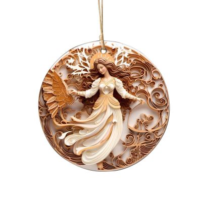 2024 New Christmas Ornaments,Catholic Theme Christmas Decoration Pendant, Vintage Ornaments Outdoor Suitable for Christmas Tree Country Holiday Party Home Decoration Decoration Decoration