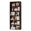 JAMFLY Narrow Tall Bookshelf 6 Shelf Bookcase Vertical Storage, Slim Profile Tall Narrow Storage Unit for Home Office, Living Room, Bedroom, Vintage Brown view 3