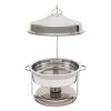 CUBELLIN 9L/9.5QT Chafing Dish Round Chafing Dish 201 Stainless Steel Chafing Dish with Top Lid Buffet Server and Warmer Catering Buffet Dish for Restaurants, Hotels, Parties (Silver) view 4