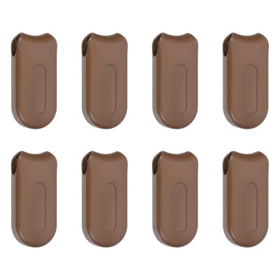 uxcell 8Pcs Blind Cord Weight, 78mm Curtain Blinds Handles Plastic Pull String Pendants for Window Shutter Vertical Roller Blinds Accessories, Brown