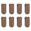 uxcell 8Pcs Blind Cord Weight, 78mm Curtain Blinds Handles Plastic Pull String Pendants for Window Shutter Vertical Roller Blinds Accessories, Brown view 1