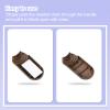 uxcell 8Pcs Blind Cord Weight, 78mm Curtain Blinds Handles Plastic Pull String Pendants for Window Shutter Vertical Roller Blinds Accessories, Brown view 4