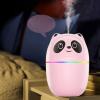 Small Humidifiers for Bedroom,250ml Easy To Fill and Clean,Quiet Ultrasonic Mini Humidifier with 2 Mist Modes and Color Nightlight,Auto Shut-Off Desk Humidifier for Indoor Plants Home Nursery view 3