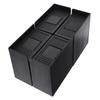 GLSTOY 4pcs Rubber Furniture Risers for Chair and Table, Black view 1