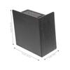 GLSTOY 4pcs Rubber Furniture Risers for Chair and Table, Black view 2