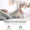 NChanmar 12 Inch Twin XL Gel Memory Foam Mattress Pressure Relieving, Cooling Gel Foam, CertiPUR-US Certified, Bed-in-a-Box, Pressure Relieving, White view 4