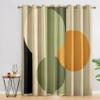 Yzdramesko Mid Century Modern Curtains for Living Room, Abstract Geometric Blackout Curtains for Bedroom - Minimalist Decor Window Curtains 84 Inches Long, Grommet Drapes 2 Panels Set view 1