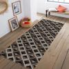Fouiunler Moroccan Trellis Runner Rug,2x10ft,Retro Checkered Hallway Rugs,with Rubber Backing Washable Rugs Runners Non Skid Kitchen Rugs Runner Rug for Entryway Indoor Floor Runner Carpet view 2