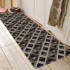 Fouiunler Moroccan Trellis Runner Rug,2x10ft,Retro Checkered Hallway Rugs,with Rubber Backing Washable Rugs Runners Non Skid Kitchen Rugs Runner Rug for Entryway Indoor Floor Runner Carpet view 3