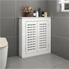 Ehzgqneg Radiator Cover, Heater Covers for Radiators, Radiator Cover with Storage Table, Steam Radiator Covers, Four-Sided Radiator Cover Cabinet Suitable for Home Office(19.6 * 23.6 * 5.9in) view 1