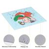 16*18 Inch Kitchen Dish Drying Mat, Decorative Durable Washable Reusable Dish Mat, Sunflower seeds and mushroom Kitchen Countertop Absorbent Mat view 3