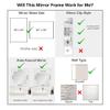 Amanti Art Mirror Makeover 40x30 Bathroom Mirror Frame Border Kit, Peel and Stick Wall Moulding Frame, Fully Assembled Black Border DIY Kit - Mirrored Glass NOT Included - Lyla Ornate Silver Trim view 3