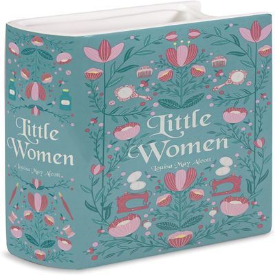 Steel Mill & Co. Ceramic Book-Shaped Vase, Little Women