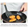 11 Piece Kitchen Silicone Cooking Utensils Set, High Temperature Resistant 446F Non-Stick Cooking Set with Wooden Handle Spatula Spoon Tongs Whisk view 2