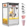 ROVSUN Popcorn Machine with 10 Ounce Kettle Makes Up to 4 Gallons, Countertop Popcorn Maker Commercial Popcorn Machine w/Stainless Steel Scoop, Oil Spoon & 3 Popcorn Cups, Black, ETL Certified view 1