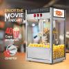 ROVSUN Popcorn Machine with 10 Ounce Kettle Makes Up to 4 Gallons, Countertop Popcorn Maker Commercial Popcorn Machine w/Stainless Steel Scoop, Oil Spoon & 3 Popcorn Cups, Black, ETL Certified view 2