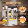 ROVSUN Popcorn Machine with 10 Ounce Kettle Makes Up to 4 Gallons, Countertop Popcorn Maker Commercial Popcorn Machine w/Stainless Steel Scoop, Oil Spoon & 3 Popcorn Cups, Black, ETL Certified view 3