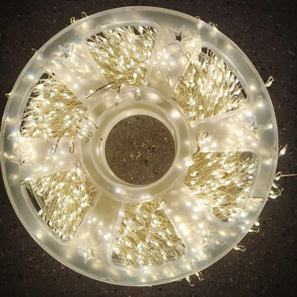 Copper Wire Firecracker Light String, Copper Wire Firecracker Fairy Lights, LED Beaded Fairy Christmas Lights, Holiday Decoration Copper Wire Atmosphere Lights (Warm, 19.68ft-200 Lights-USB)