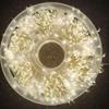 Copper Wire Firecracker Light String, Copper Wire Firecracker Fairy Lights, LED Beaded Fairy Christmas Lights, Holiday Decoration Copper Wire Atmosphere Lights (Warm, 19.68ft-200 Lights-USB) view 1