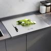 316 Stainless Steel Cutting Board,Cutting Boards for Kitchen,Chopping Board,Large Cutting Board for Chopping Meat,Vegetables,Fruits,Cheese - 31.50 * 22.83in view 1