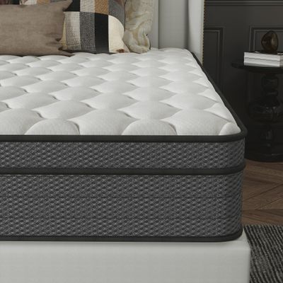 CHEVNI King Mattress,12 Inch King Size Hybrid Mattress with Individual Pocket Springs,Enhanced Edge Support,Medium Firm Feel,CertiPUR-US (12 Inch, King)