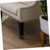 Hoement 4pcs Bed Leg Pads College Dorm Bed Risers Furniture Risers for Chairs Tables Couches view 4