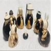 Nativity Set Handmade in Tagua | Nativity Figurines | Christmas Nativity | Vegetable Ivory Nut | Nativity Scene from Colombia view 2
