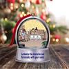 Personalized Name That Toon Grandma & Grandpa Reading 1 boy, 1 Girl Snow Globe Magnet - Great Gift! view 1