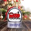 Personalized Friendly Folks Train Snow Globe Magnet - Great Gift! view 1