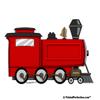 Personalized Friendly Folks Train Snow Globe Magnet - Great Gift! view 4