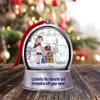 Personalized Friendly Folks #1 Mom Snow Globe Magnet - Great Gift! view 1