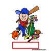 Personalized Friendly Folks Future Athlete - Female Snow Globe Magnet - Great Gift! view 4