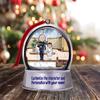 Personalized Friendly Folks Communion, Boy - Male Priest Snow Globe Magnet - Great Gift! view 1