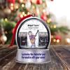 Personalized Friendly Folks Guitar Player - Female Snow Globe Magnet - Great Gift! view 1