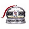 Personalized Friendly Folks Guitar Player - Female Snow Globe Magnet - Great Gift! view 2