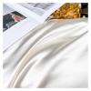 Luxury Silk Satin Silky Long Staple Cotton Duvet Cover Set White 4Pcs Chic Embroidery Bedding Set Bedspread Pillowcases,Bed view 4