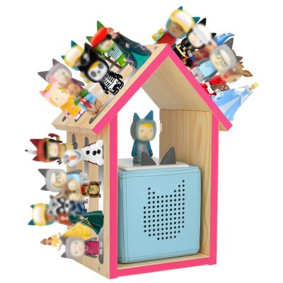 Taladad House for Toniesbox Figures Storage Organizer Shelf Holder Stand