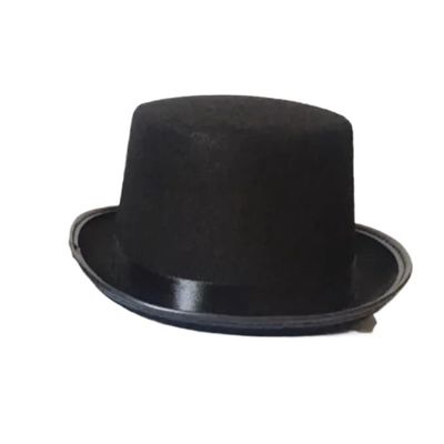 EFDNK-HB Magician Hat Classic Personalized Hat Universal Bowler Hat Stage Decoration Magic Show Street Performance(Small)