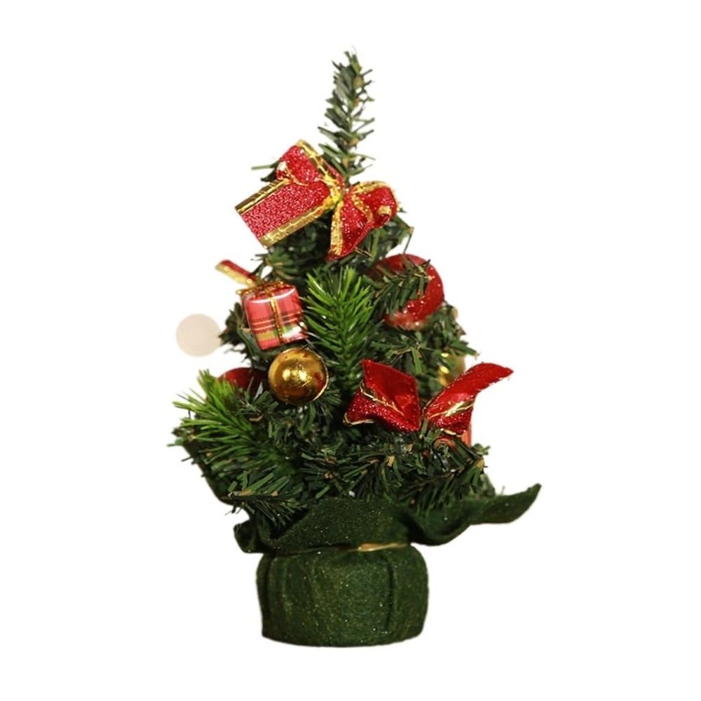 Christmas Tree Ornaments Small Christmas Tree Trumpet Christmas Tree Christmas Desktop Decoration Christmas Tree Decoration Supplies 20cm Christmas Decoration(G)