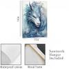 11x14 Fantasy Wall Art Canvas Print (Blue Dragon) view 2
