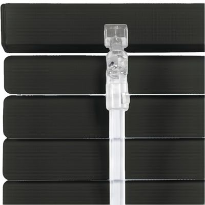 BlindsCordless BlindsVenetian BlindMini Blinds2 inch Blinds Aluminum BlindsVinyl BlindsWindow BlindsDoor BlindsHorizontal Window BlindsBlinds for Windows.Black.55 1/2" W x 94" H